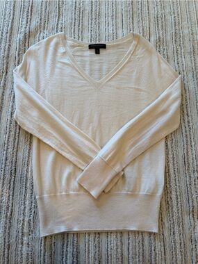 Banana Republic Cream Merino Wool Sweater